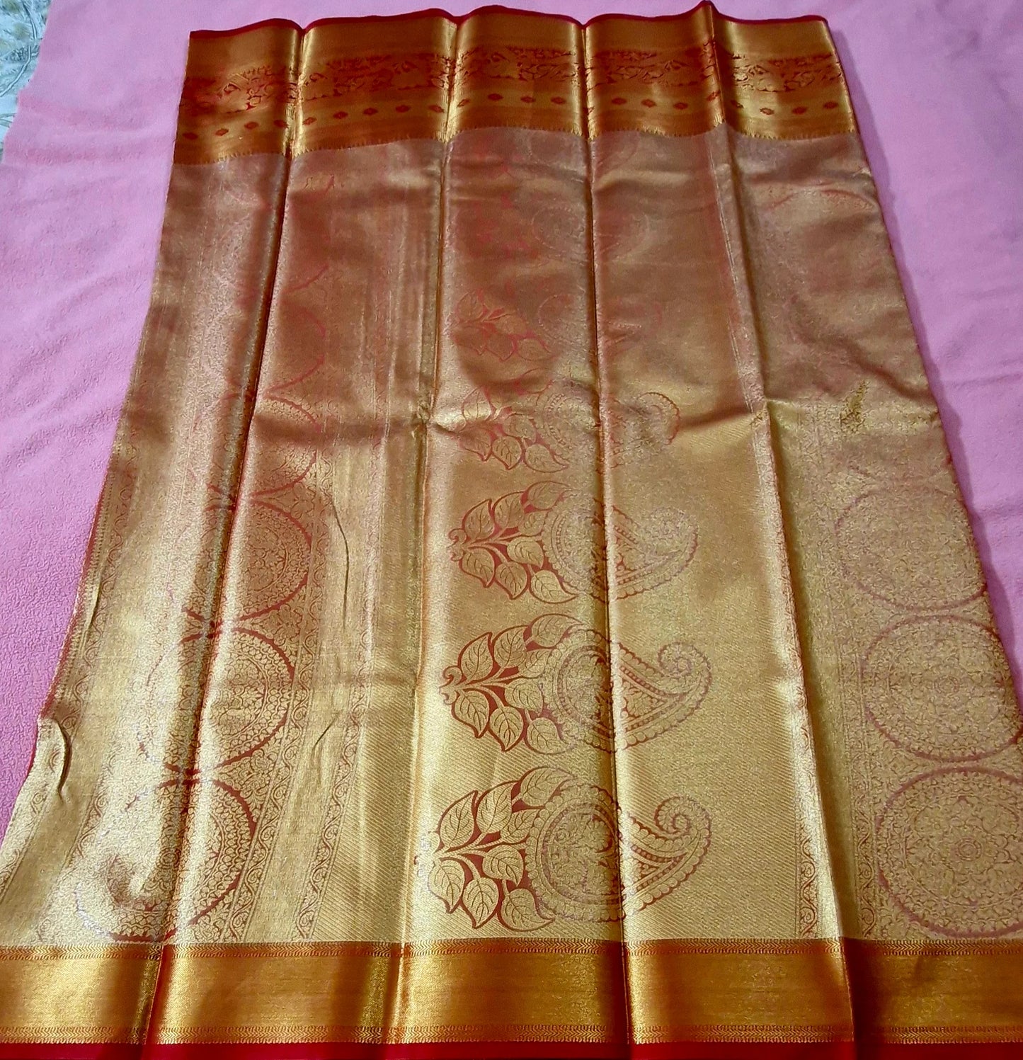 PISTACHIO GREEN SILK SAREE
