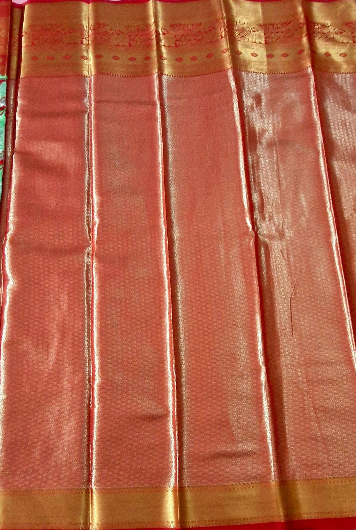 PISTACHIO GREEN SILK SAREE