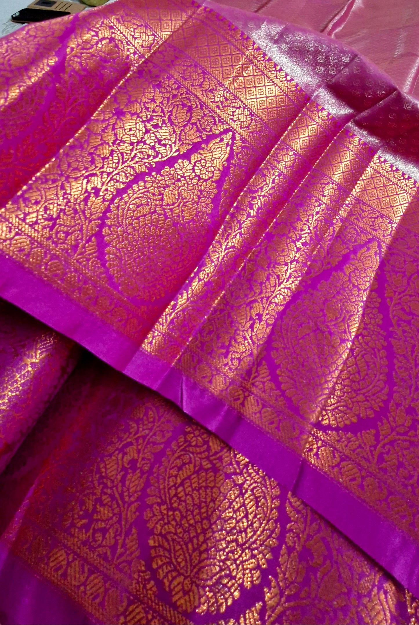 LIGHT PISTACHIO GREEN SILK SAREE