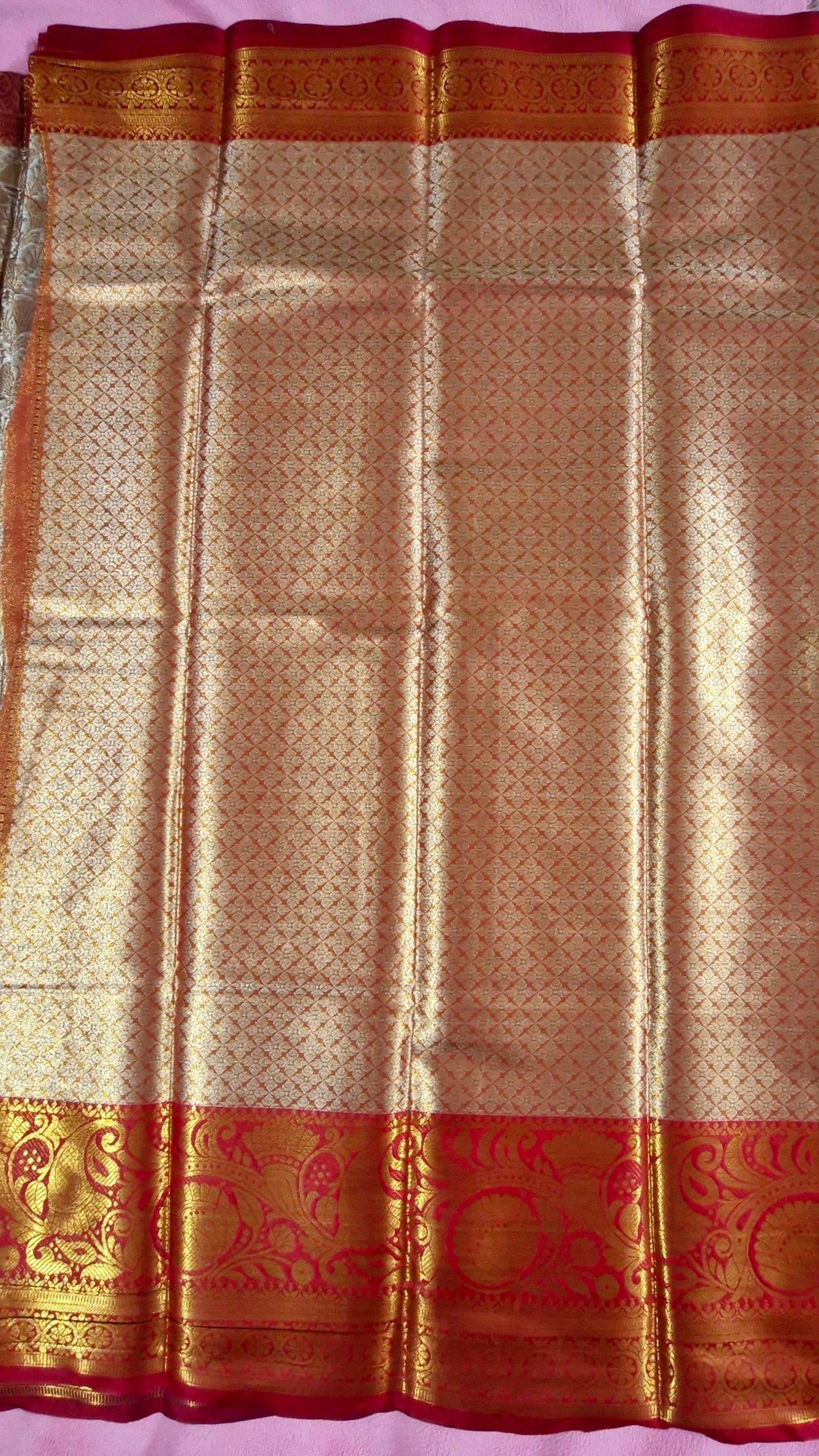 BRONZE GOLD SILK SAREE