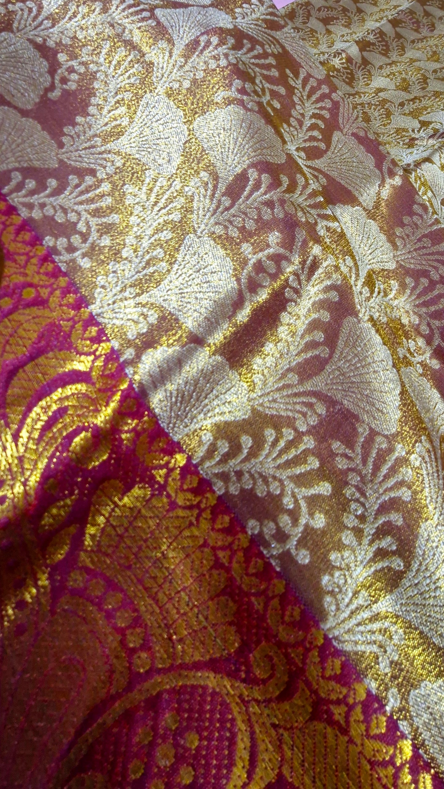 BRONZE GOLD SILK SAREE