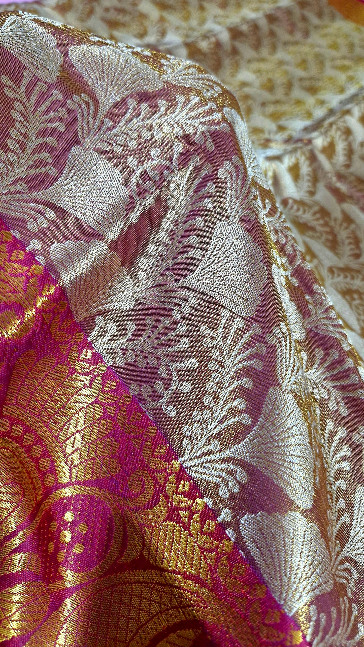 BRONZE GOLD SILK SAREE