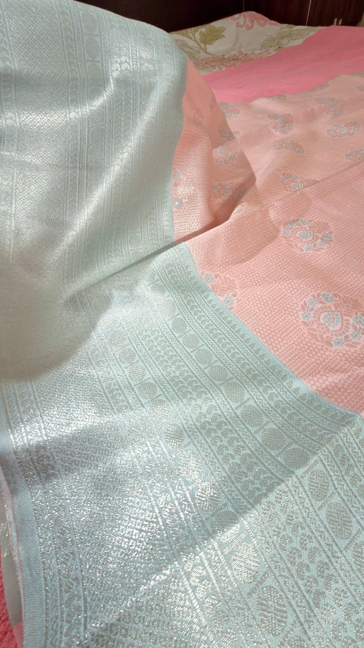 PINK SILK SAREE