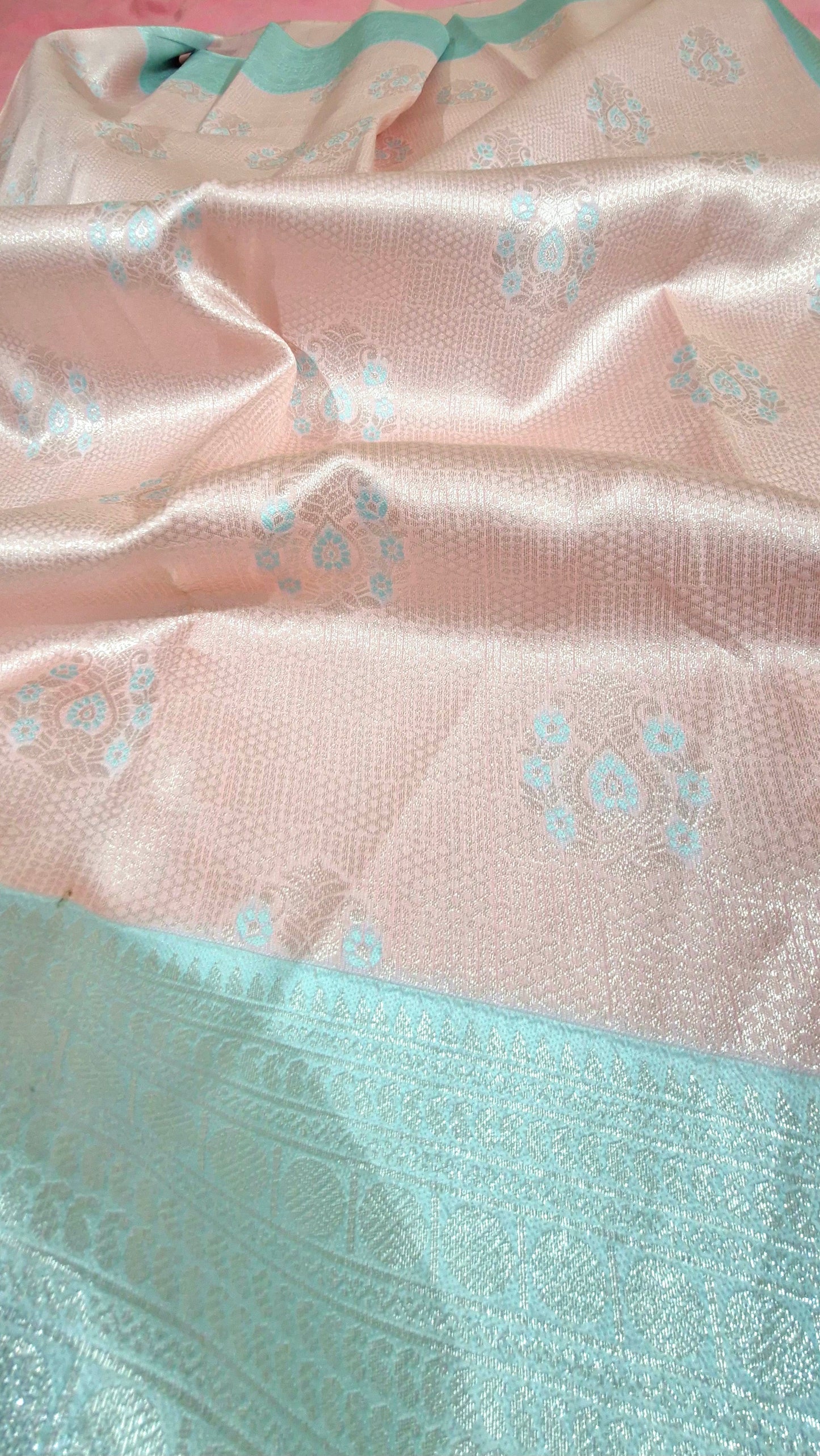 PINK SILK SAREE