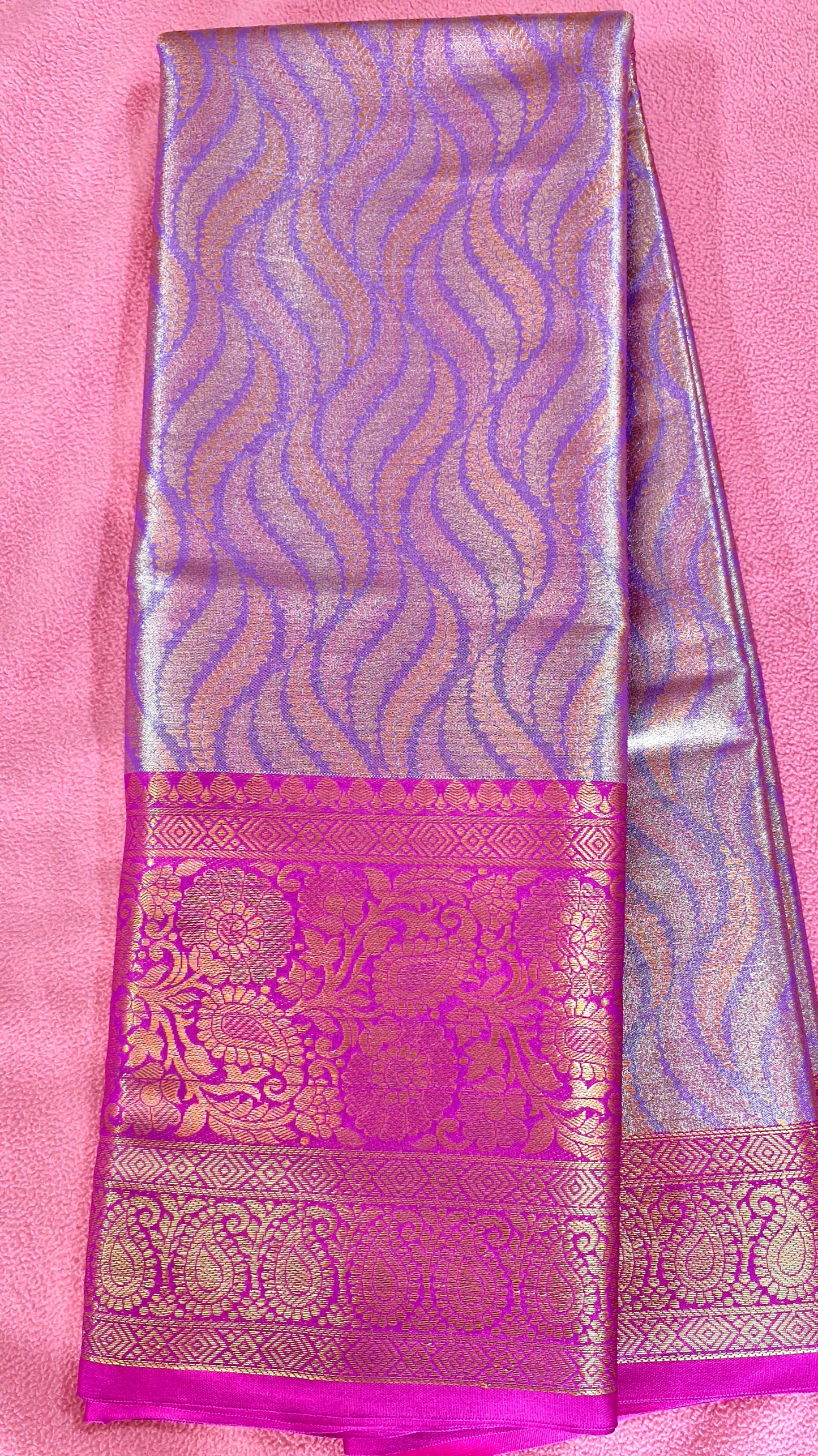 MAUVE SILK SAREE