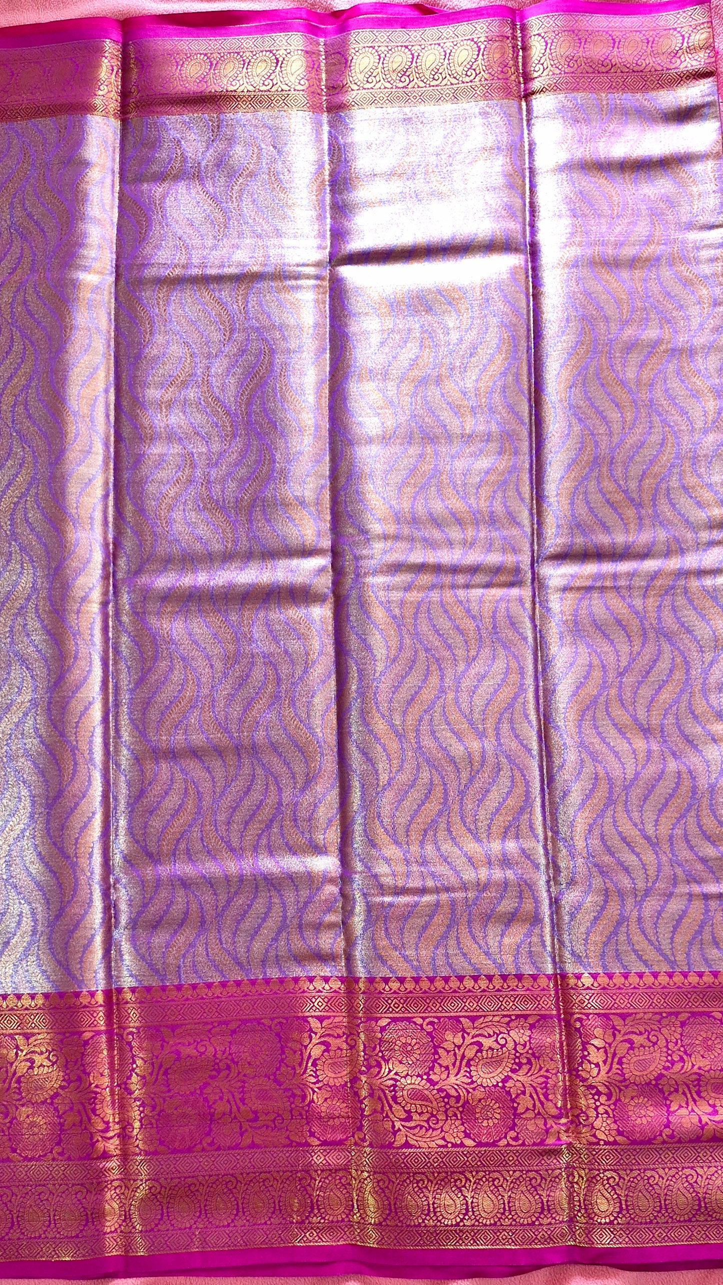 MAUVE SILK SAREE
