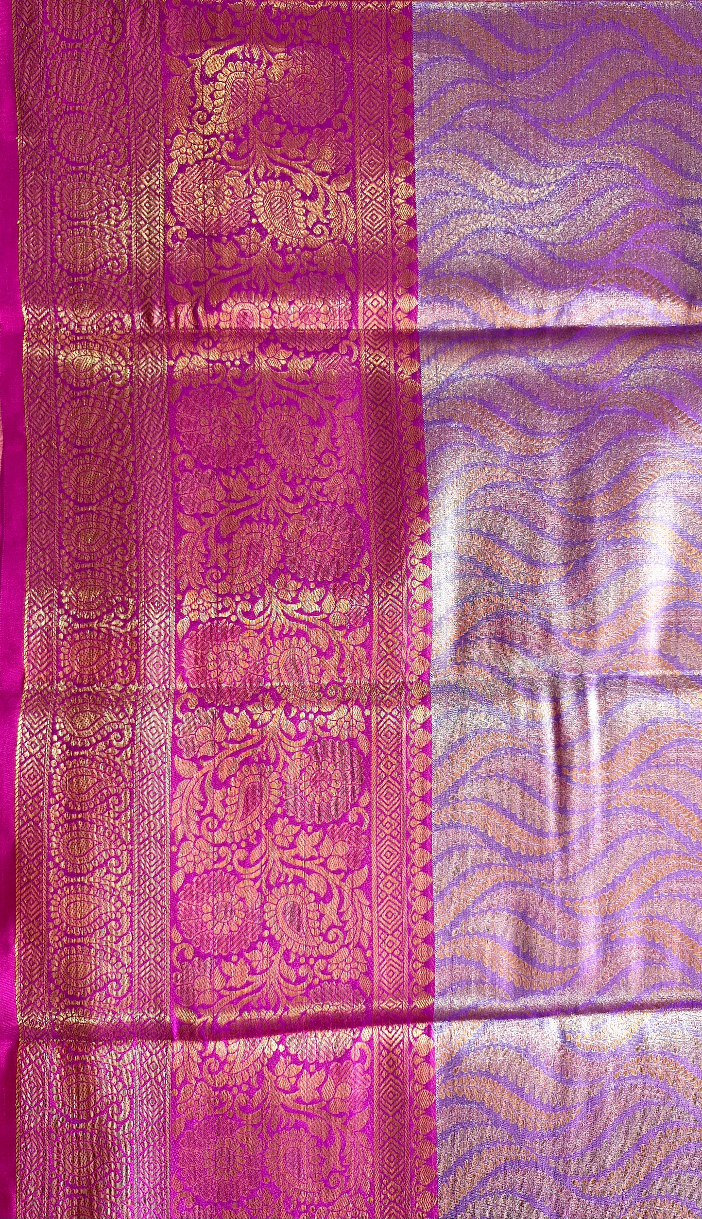 MAUVE SILK SAREE