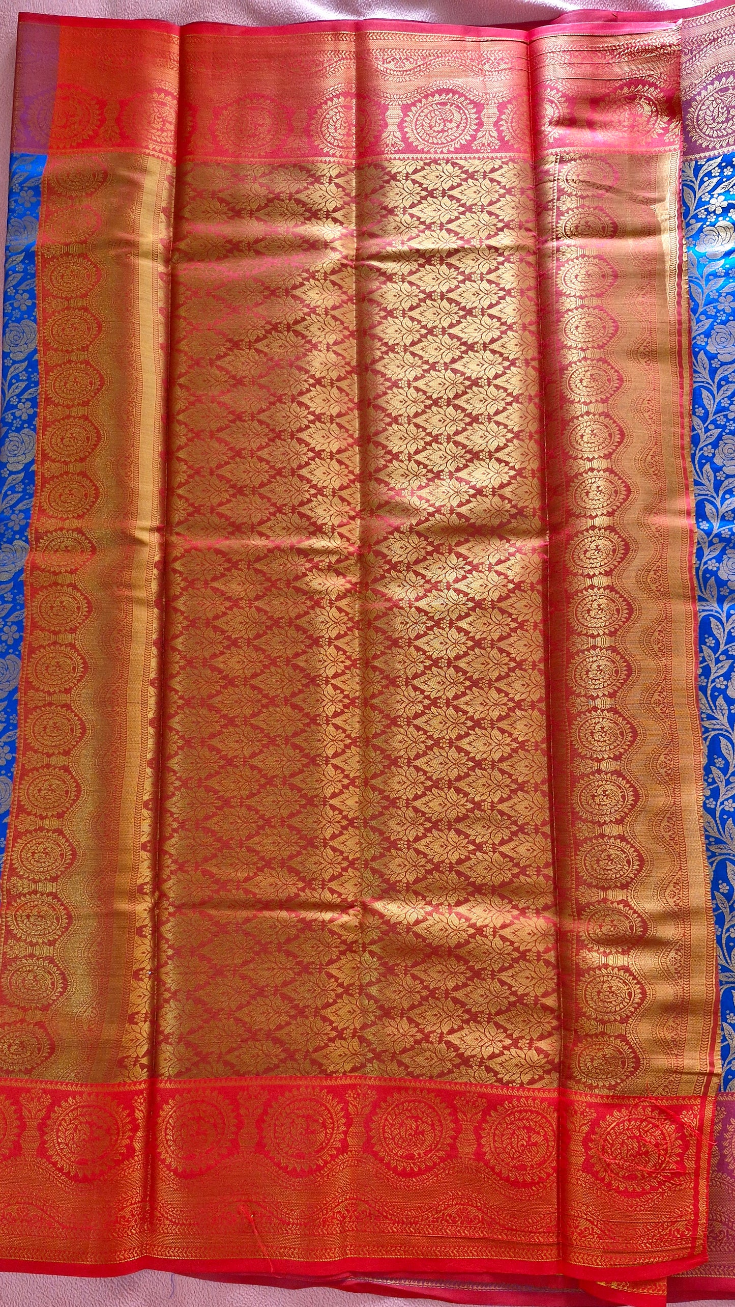 ROYAL BLUE SILK SAREE