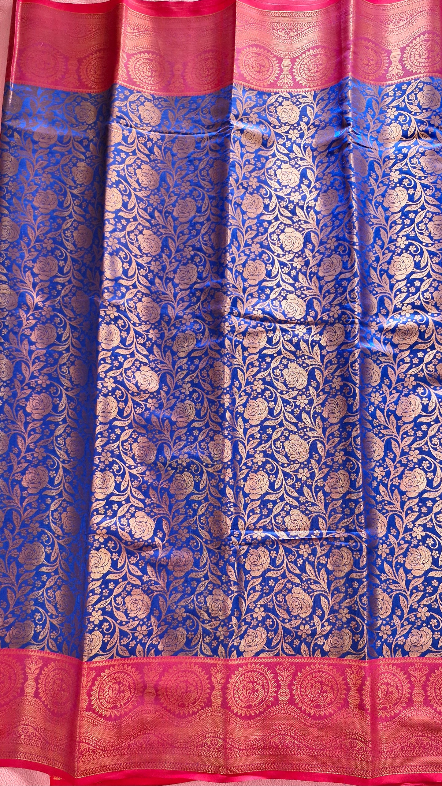 ROYAL BLUE SILK SAREE
