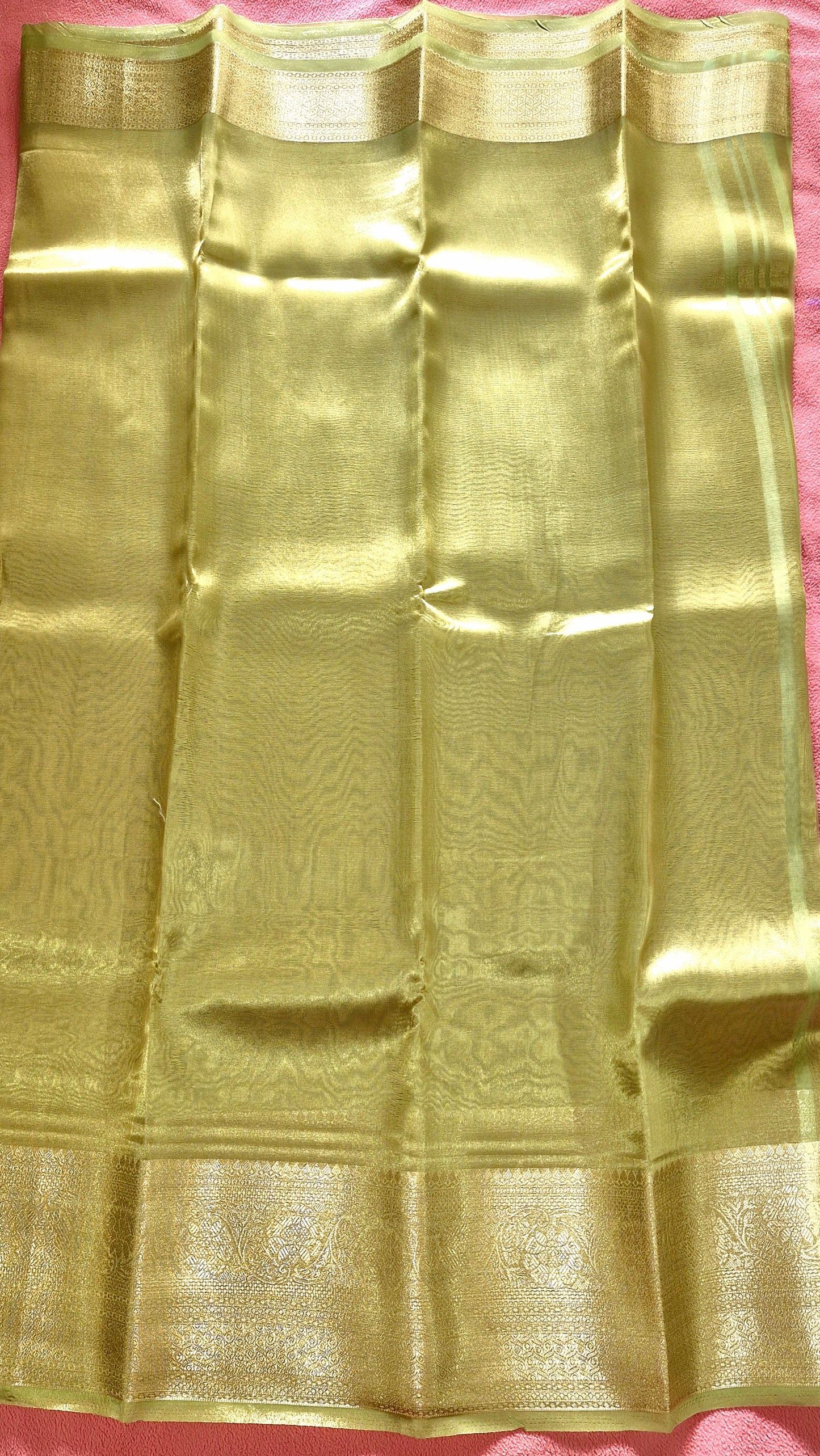 PISTACHIO GREEN ORGANZA SAREE