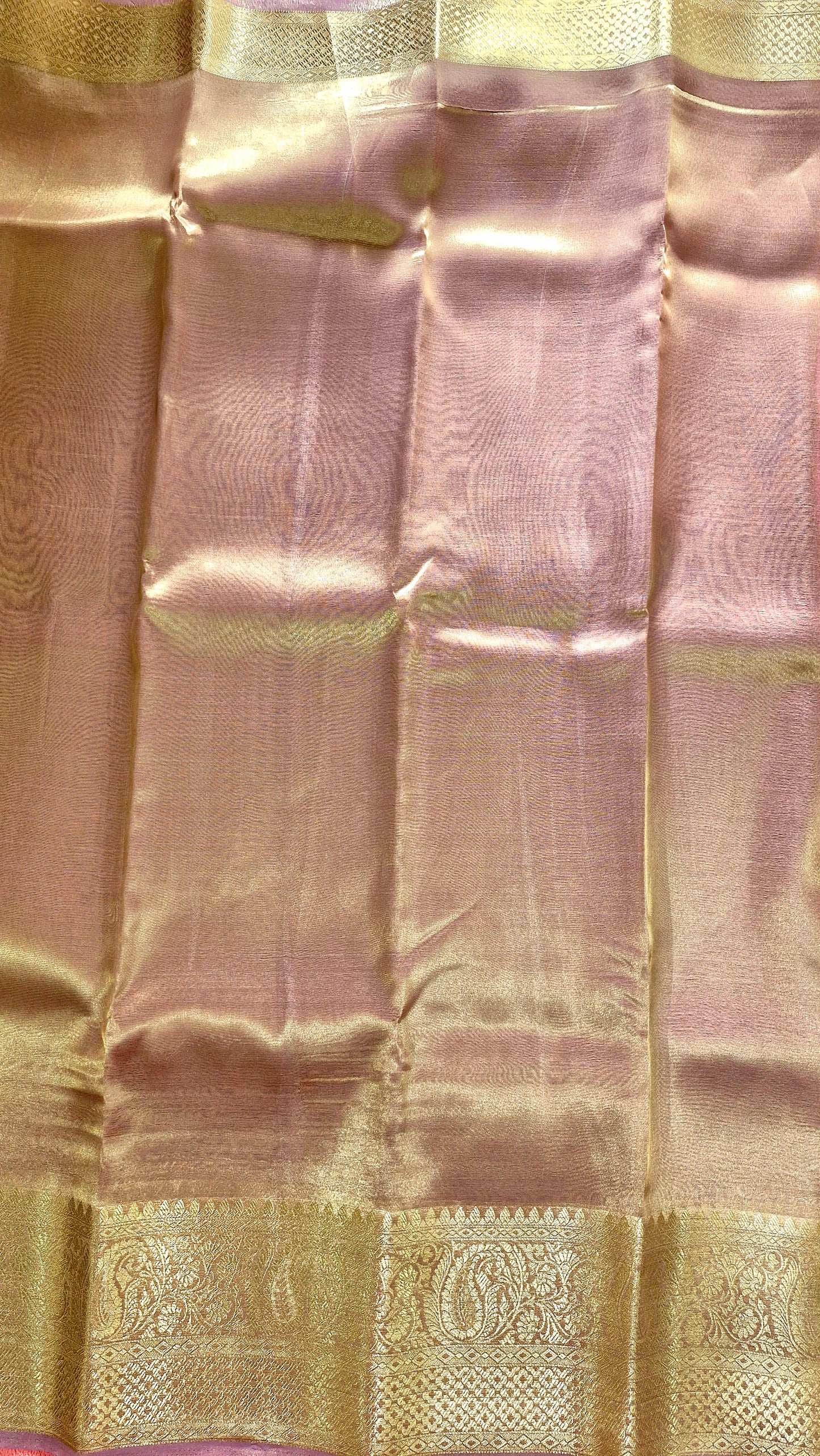 MAUVE ORGANZA SAREE