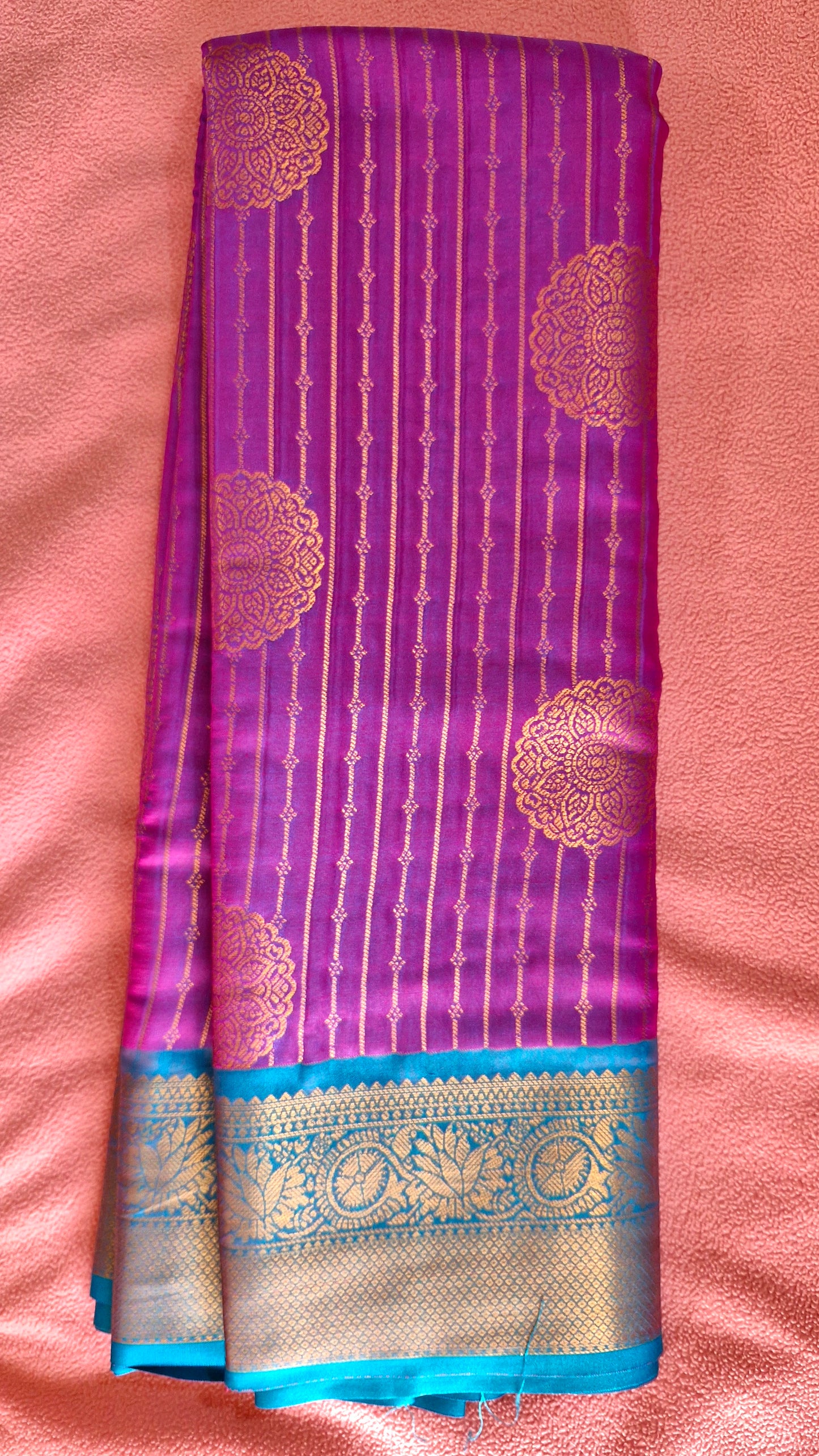 MAGENTA SILK SAREE
