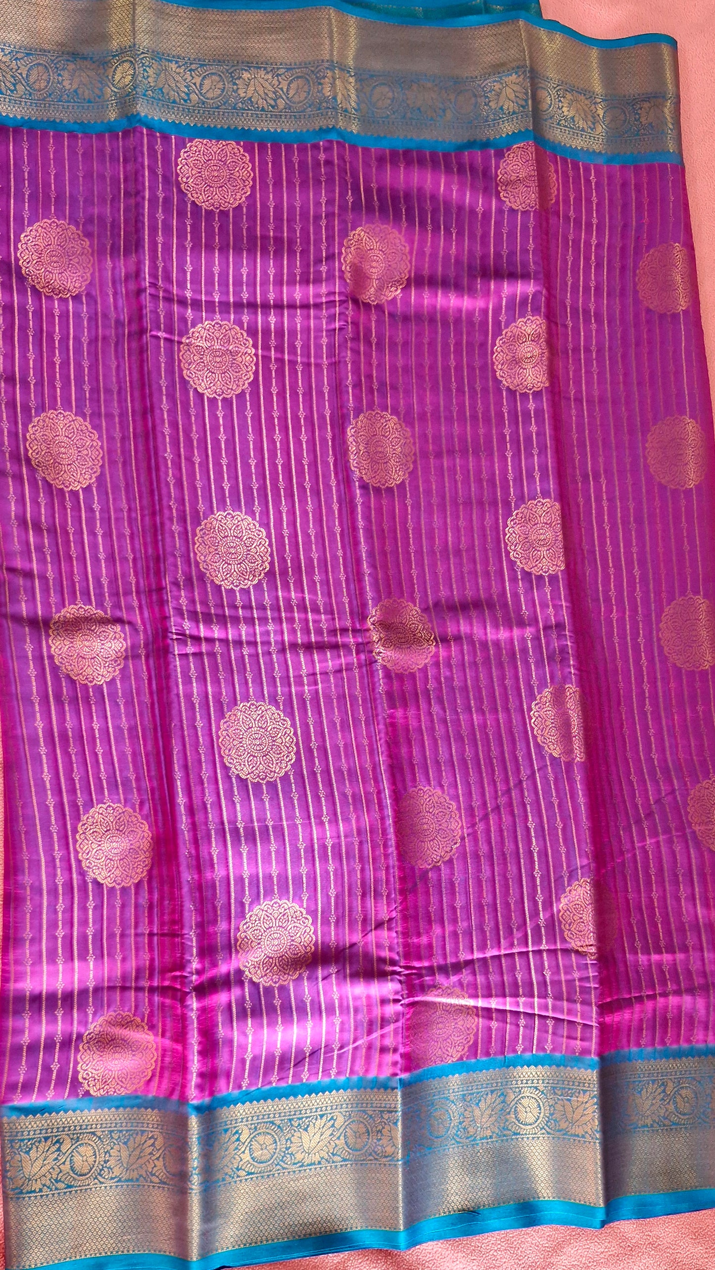 MAGENTA SILK SAREE