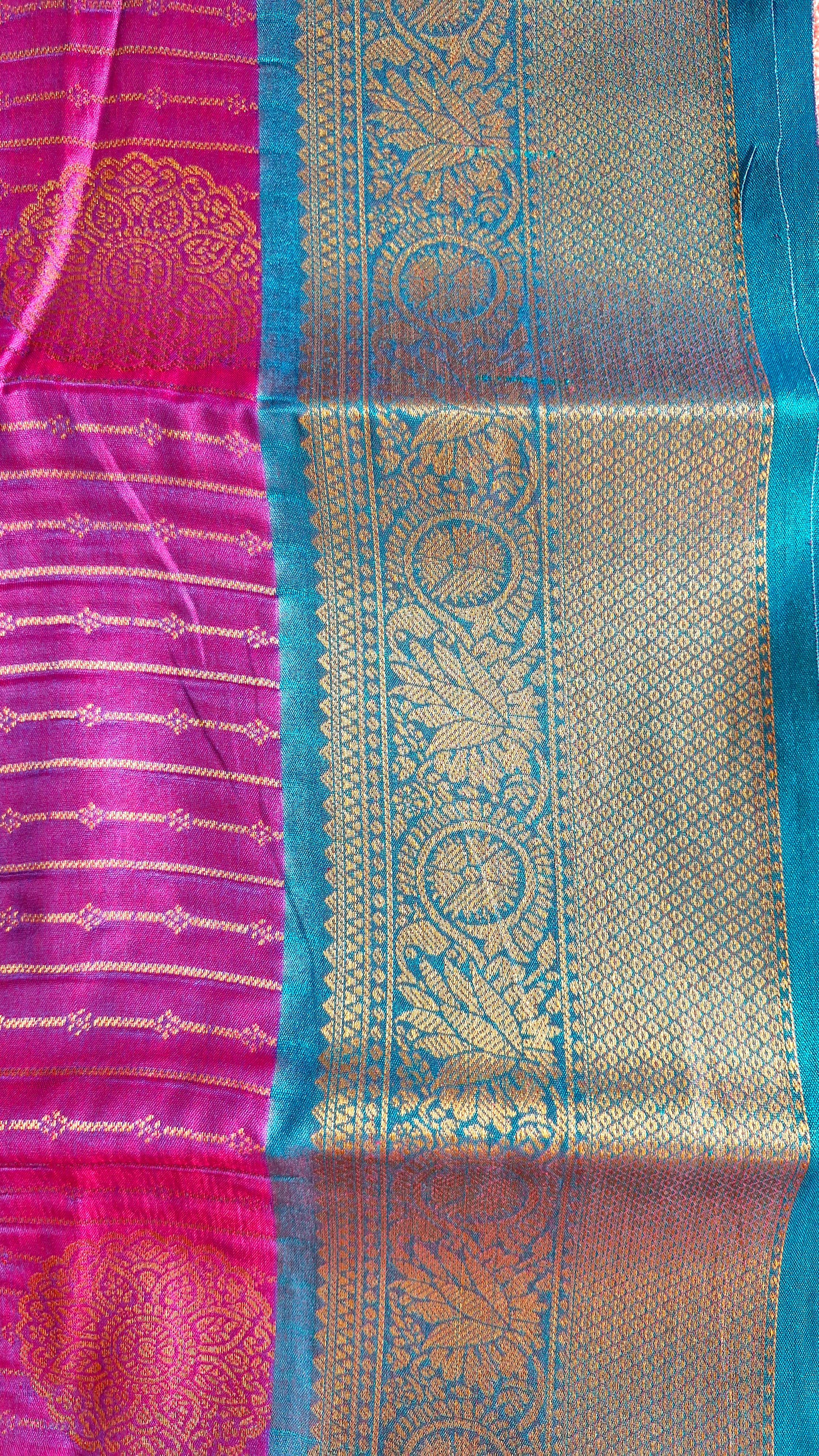 MAGENTA SILK SAREE