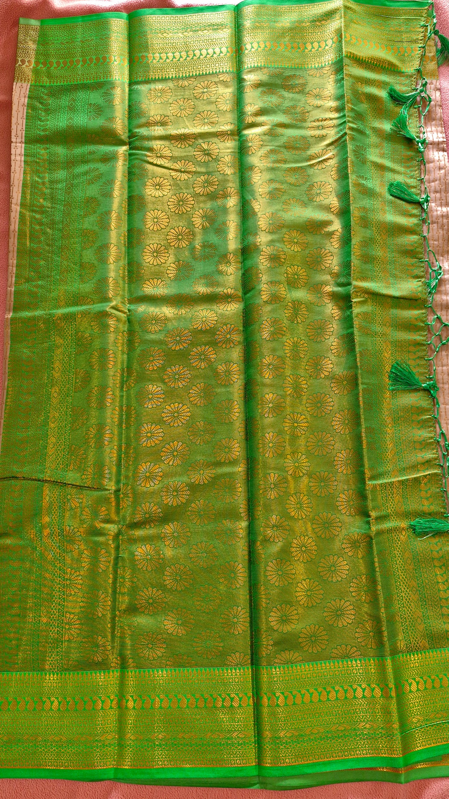 LIGHT MAUVE SILK SAREE