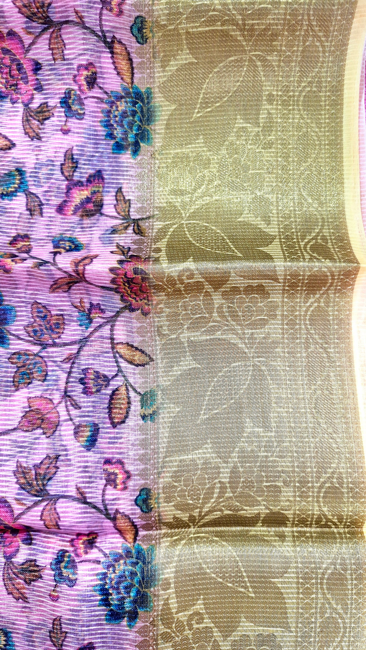 PEACH SILK SAREE