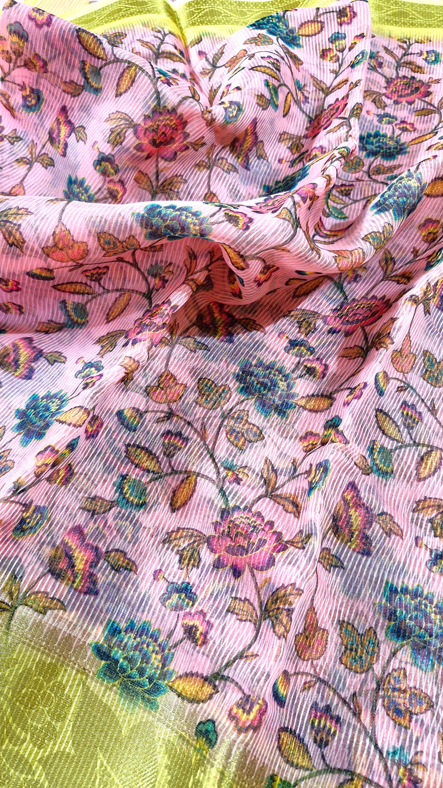 PEACH SILK SAREE