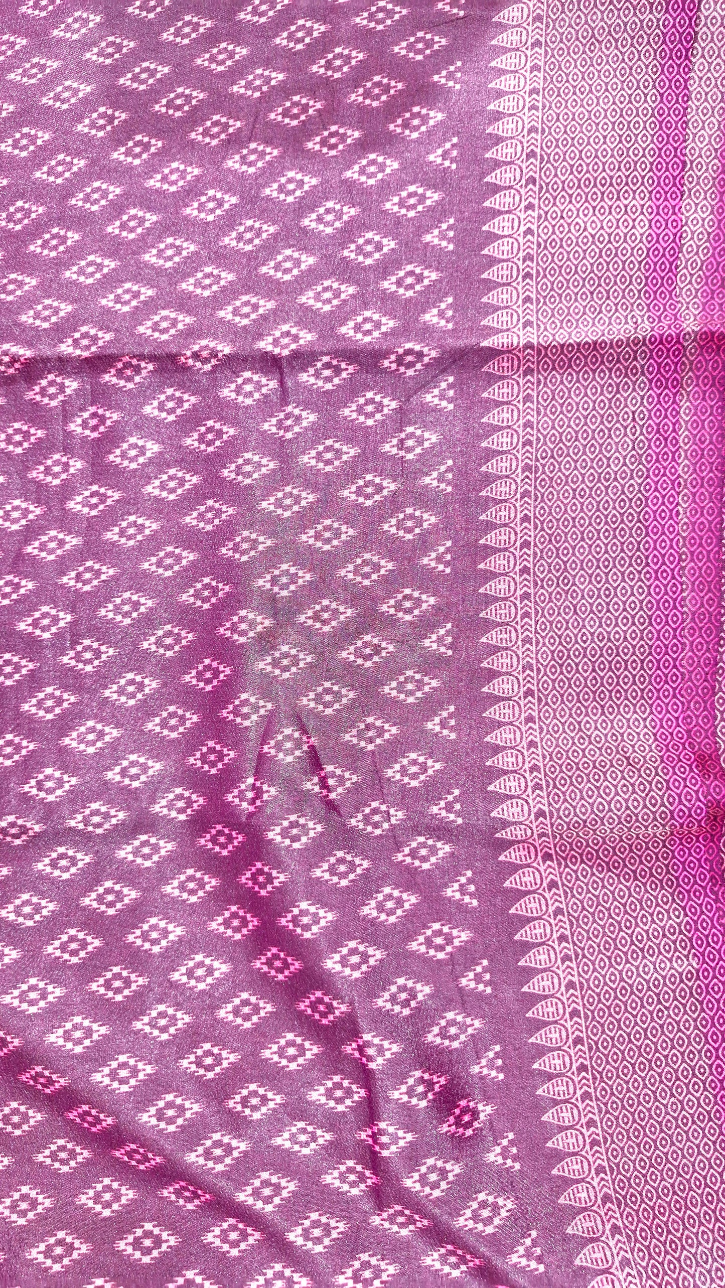 BURGUNDY SILK SAREE