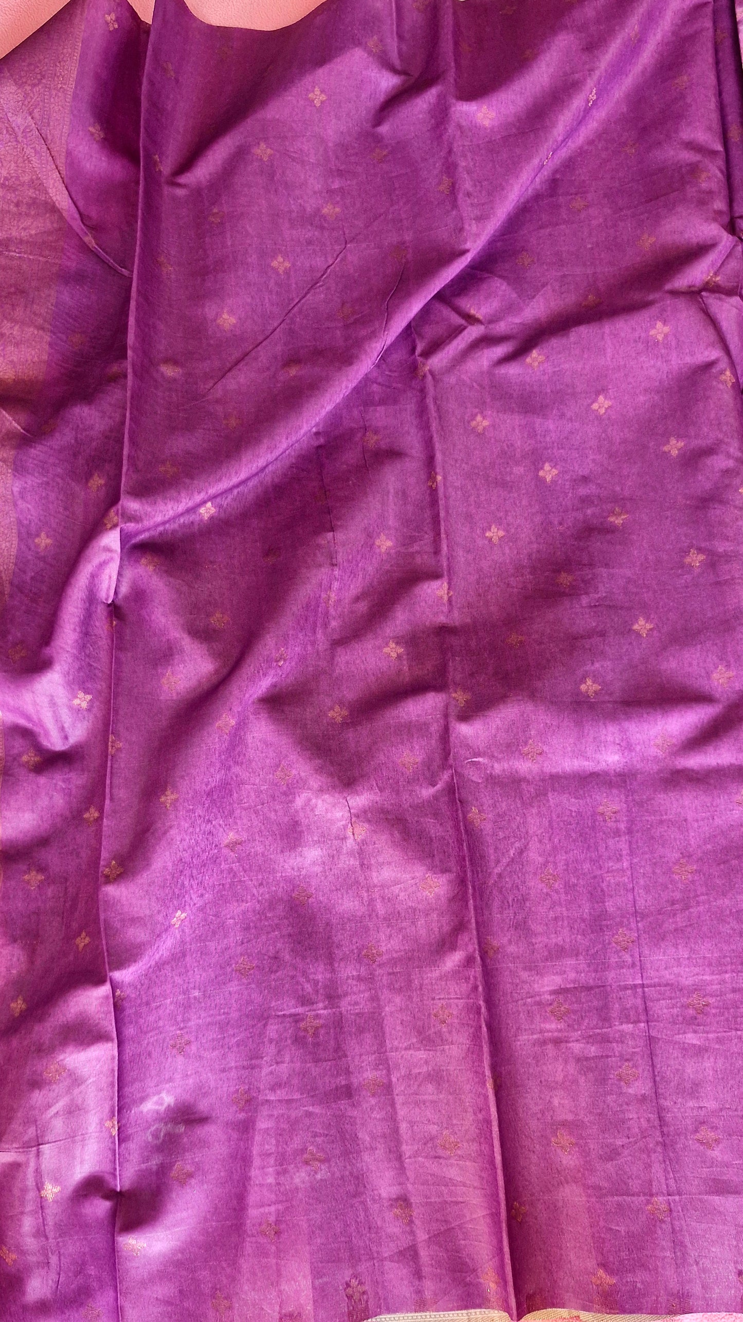 MAUVE ORGANZA SAREE