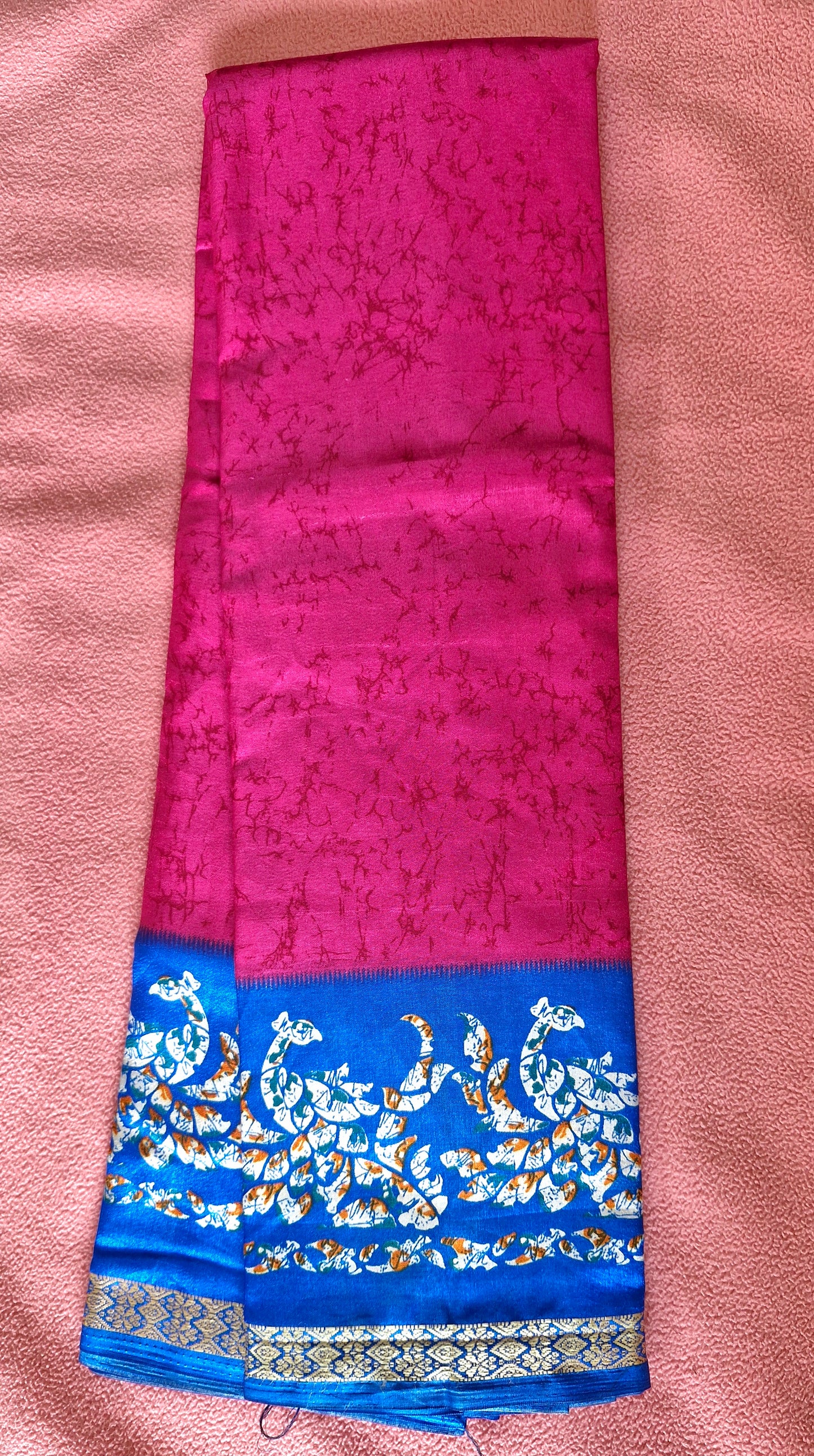 MAGENTA SILK SAREE