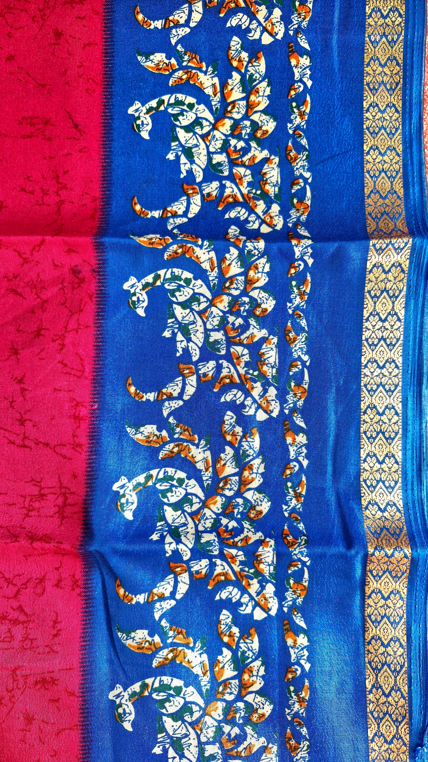 MAGENTA SILK SAREE