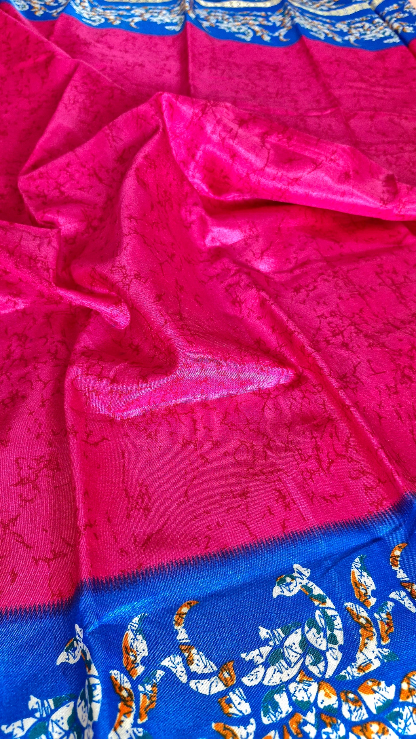 MAGENTA SILK SAREE