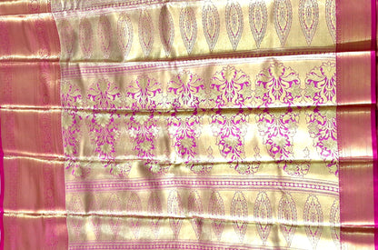 YELLOW SILK SAREE