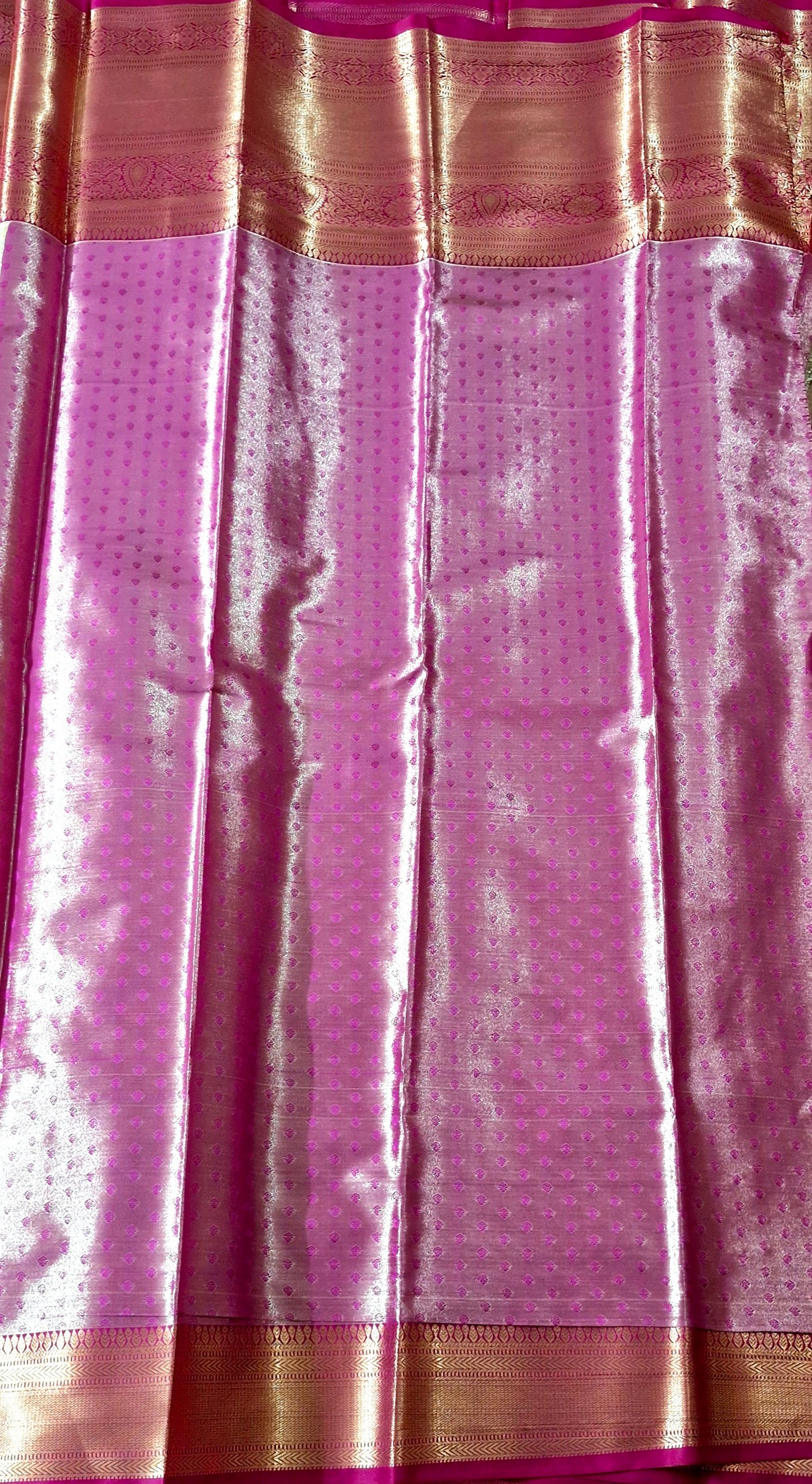 YELLOW SILK SAREE