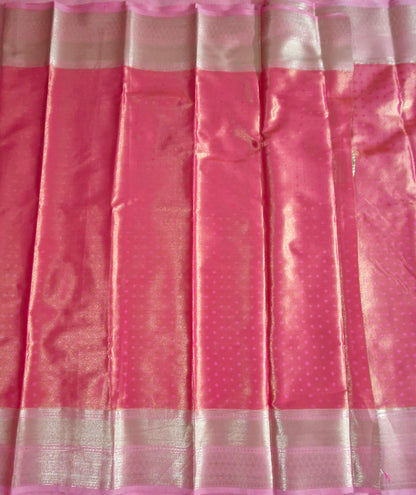 PINK TISSUE SILK SAREE
