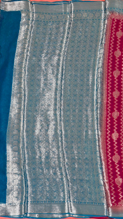MAGENTA GEORGETTE SAREE