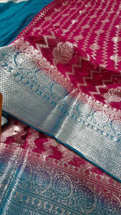 MAGENTA GEORGETTE SAREE
