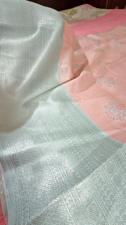 PINK SILK SAREE