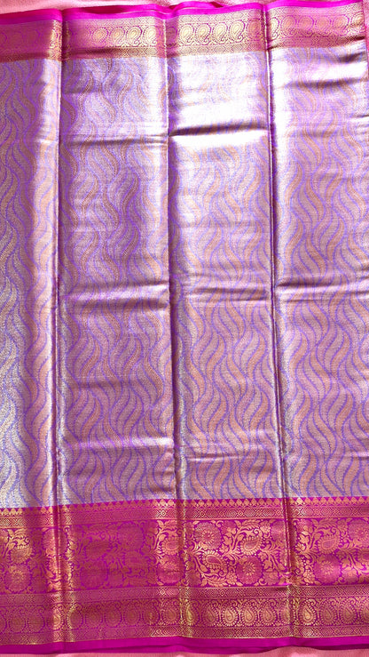MAUVE SILK SAREE