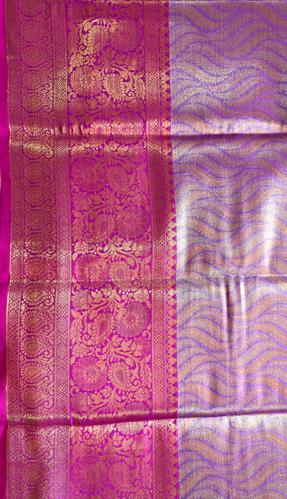 MAUVE SILK SAREE