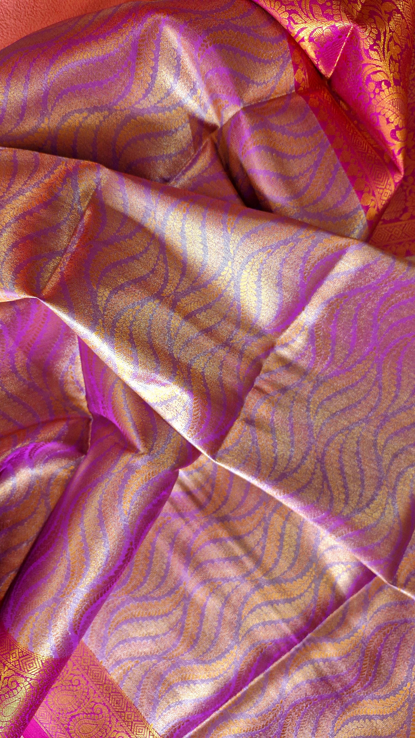 MAUVE SILK SAREE