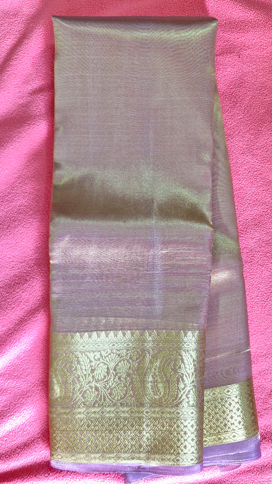 MAUVE ORGANZA SAREE