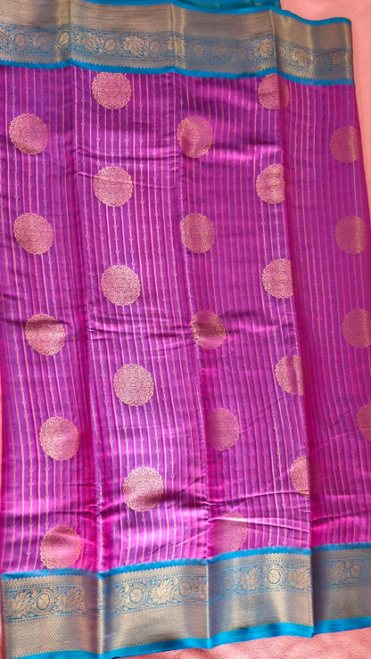 MAGENTA SILK SAREE