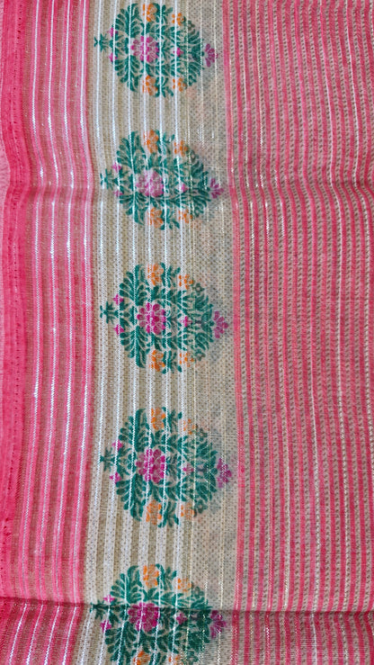 Royal Blue Cotton Saree
