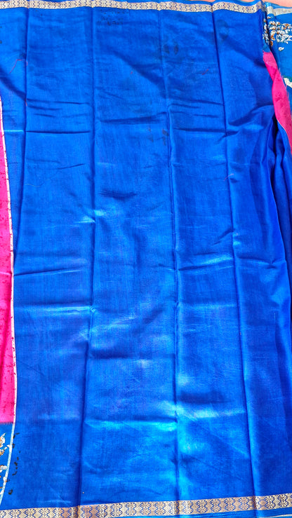 MAGENTA SILK SAREE