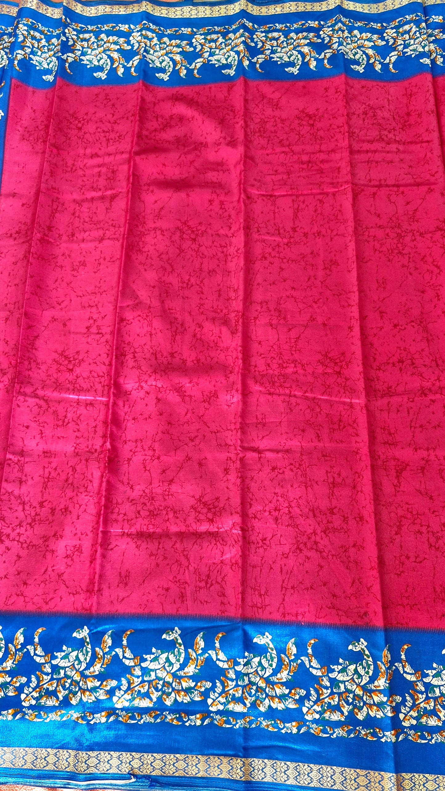 MAGENTA SILK SAREE