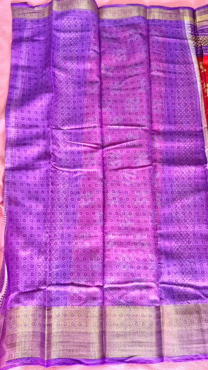 ORANGE COTTON SAREE