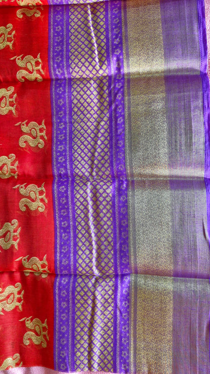 ORANGE COTTON SAREE