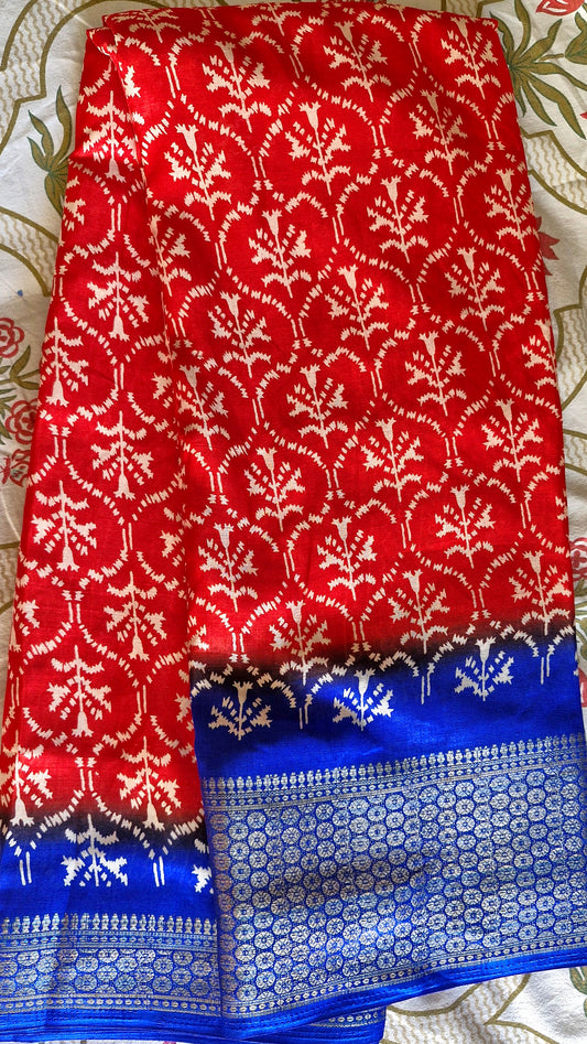 RED SILK SAREE