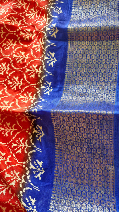 RED SILK SAREE
