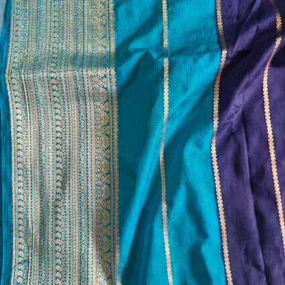 ROYAL BLUE CREPE SILK SAREE